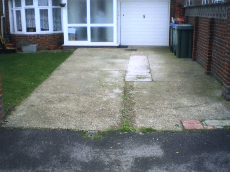 Driveway before work
