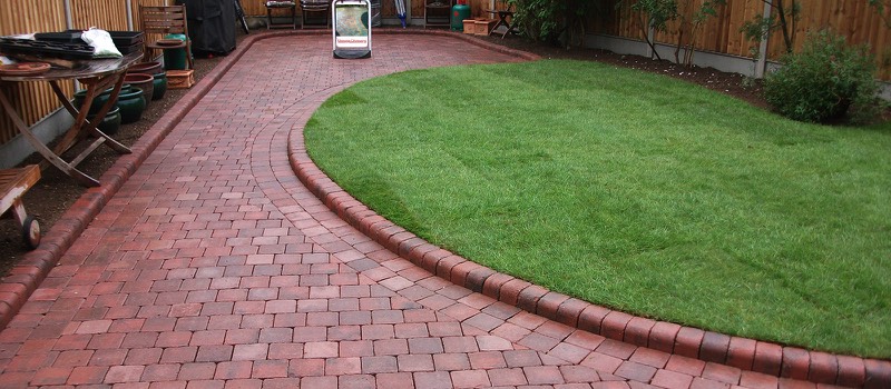 Block paving driveway