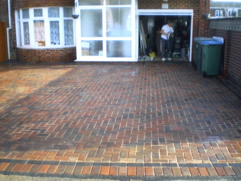 Block Paved Driveway After