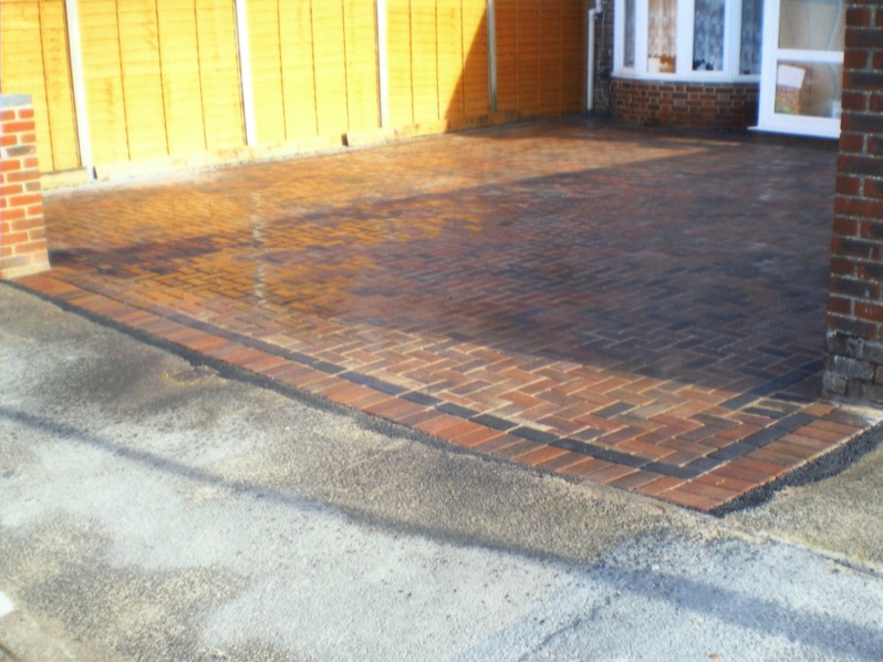 Block Paved Driveway After
